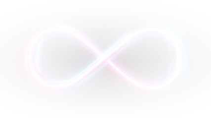 Fototapeta premium Eternal symbol PNG infinite vector geometric shape.
