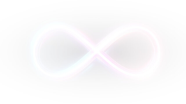 Timeless infinity PNG continuous vector branding design.