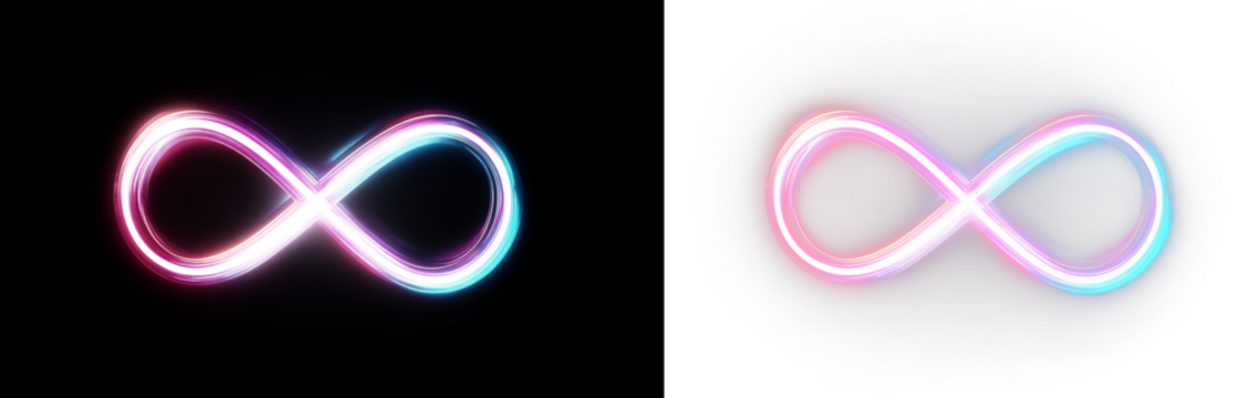 Infinite loop PNG timeless vector illustration design.