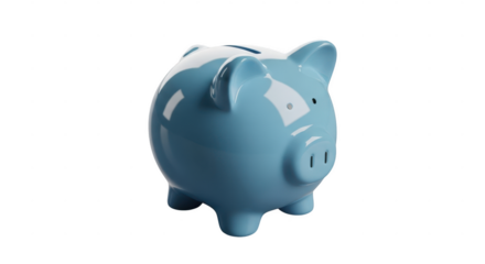 Close up of a ceramic piggy bank ready for savings and financial growth illustration