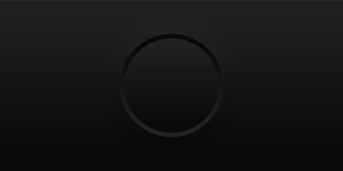 Dark Circular Shape with Subtle Shadow and Textured Surface.