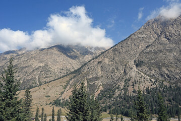 Kyrgyz Republic, Barscown Gorge: Autumn view of very beautiful mountains