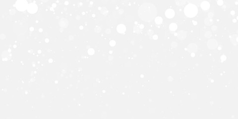 White and Silver lights on bokeh abstract background.  White Snowy Christmas Texture. Ice Cold Illustration.