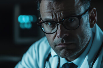 Portrait of a doctor in hospital