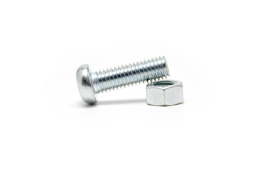 Pan Head Machine Screw with Hex Nut Attached