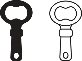 bottle opener vector illustration