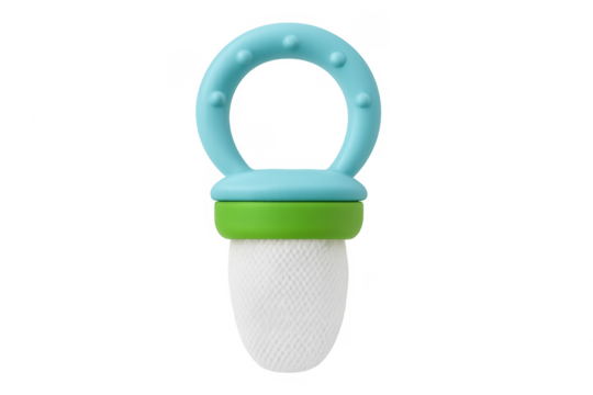 Baby food feeder with mesh for solid introduction