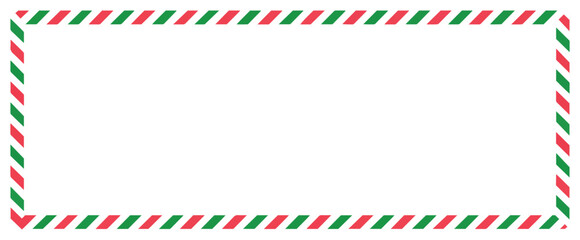 christmas candy cane border frame
