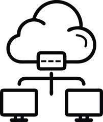 cloud computing concept vector illustration