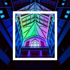 A high-resolution stock photo featuring contrasting chiaroscuro lighting on a music-themed template framework, characterized by strong shadows and a professional, commercial aesthetic ,Generative AI