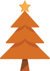 Fototapeta premium christmas tree vector illustration