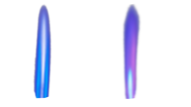 Dynamic Blue Fire Blast Flames on Transparent Background for Design and Art Projects,gas torch light,blow torch