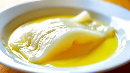 Wandcirkels Restaurant Close up of Huangbai Frozen Cuisine  © Black