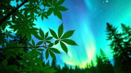 Natural close-up of Aurora Forest