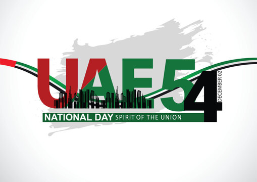 happy national day UAE.2nd  December background. abstract  vector illustration design