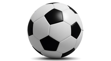 Fototapeta premium Classic soccer ball isolated on white background