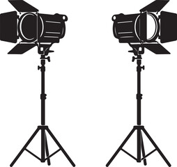 Studio Lighting Equipment for Photography and Videography with Fresnel Lens