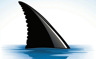 There is a danger to all swimmers and surfers due to a shark attack in the sea