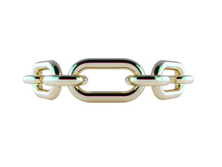 Obraz premium Gold chain link metallic jewelry shiny isolated on transparency background elegant luxury fashion accessory modern decorative reflective surface stylish design