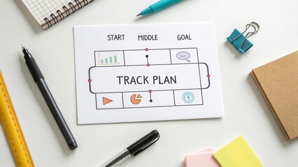 Track Plan for Project Management with Tools and Notebooks