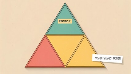 Visual Representation of Pinnacle Concept with Triangle Structure