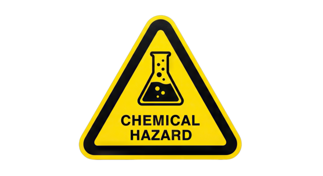 Chemical Hazard Warning Sign: Safety and Prevention.