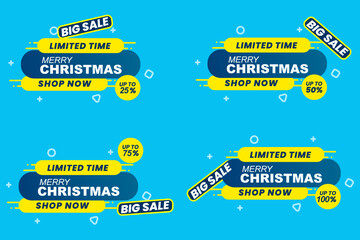 High-converting Christmas sales banners:

attention-grabbing limited time offers with urgent shop now calls and bold discount displays for holiday revenue boost
