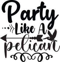 pelican SVG Design