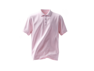 Pink polo shirt apparel fashion design isolated on transparent background
