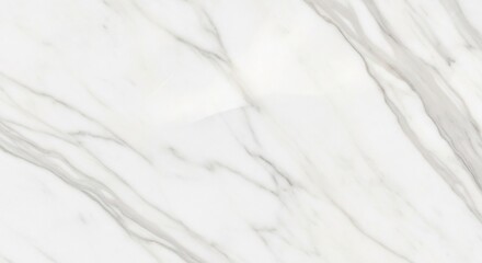 White marble surface with intricate grey veining patterns