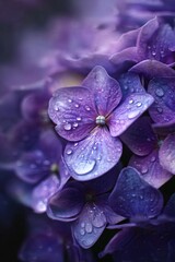 Rain‑Kissed Hydrangea Flowers