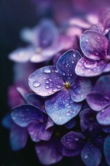 Rain‑Kissed Hydrangea Flowers