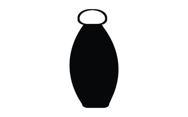 Isolated black pod shape punching bag hanging with blank space used for training at boxing sport on white background at gym