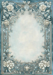 Vintage Christmas Frame Borders