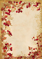 Vintage Christmas Frame Borders