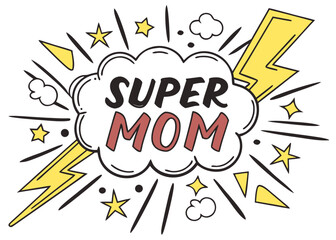 Obraz premium comic book explosion