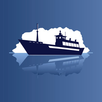 A boat logo design