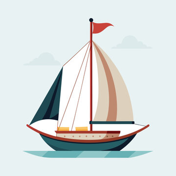 A boat logo design