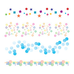 Abstract geometric design with bold color accents