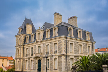 Dans les rues de Biarritz au pays Basque en France