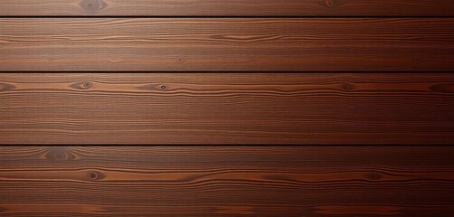 Obraz premium Dark brown wood paneling with subtle striped texture, ideal for background or banner, brown background, natural wood