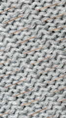 macro photo of gray cotton material. background or textura