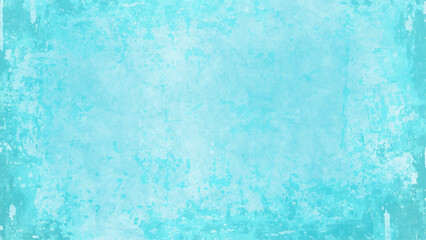 Fototapeta premium Abstract Vintage Turquoise Grunge Wall Texture with Weathered Paint and Distressed Surface. Sense of Age, Nostalgia, and Urban Decay. Ideal for Retro Design , Rustic Decor, Photography Backdrop