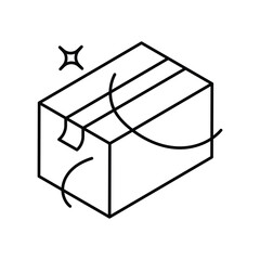 Fragile icon design with white background stock illustration