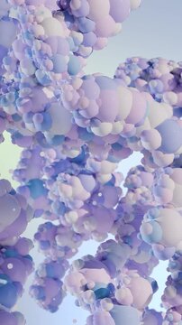 3D Molecular Protein Structures: Antibodies, Immunoglobulins, Chain of amino acid, Antibody, DNA proteins, and TLR Domains in Immune Response 3d render medical representation