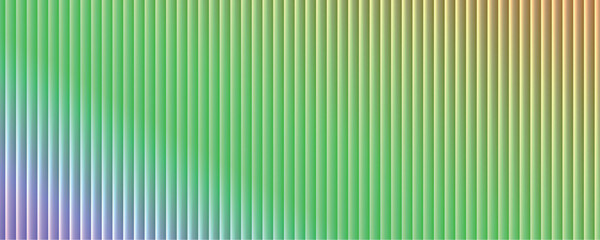 Ripple glass distortion background. Abstract fractal effect ribbed glass texture with vibrant gradients smooth fluted vertical lines. Reeded Bold dynamic design blending futuristic tones vector bg.