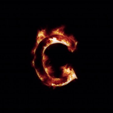 A creative pack of animated fire letters, numbers, and punctuation with burning effects, glowing energy, and seamless motion graphics for titles, intros, and visual design projects.