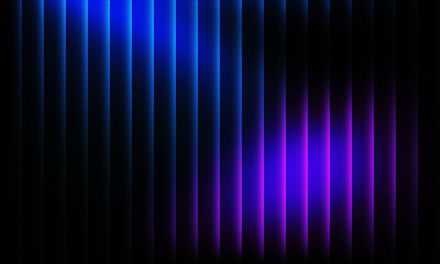 Abstract background with blue and purple vertical lines and shadows, modern style