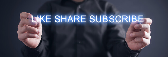 Like. Share. Subscribe. Social Media Promotion
