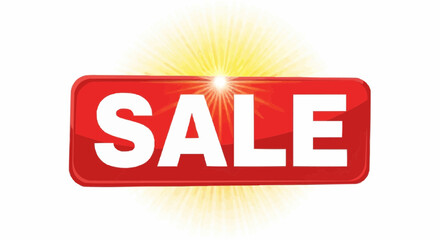 Fototapeta premium Red SALE banner, perfect for promotional material 